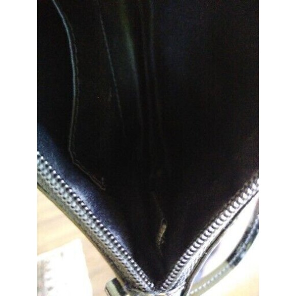 Coach Bubble Logo Y2K 90s Patent Leather Soho Vegan Traditional Wristlet Boho - Picture 5 of 5